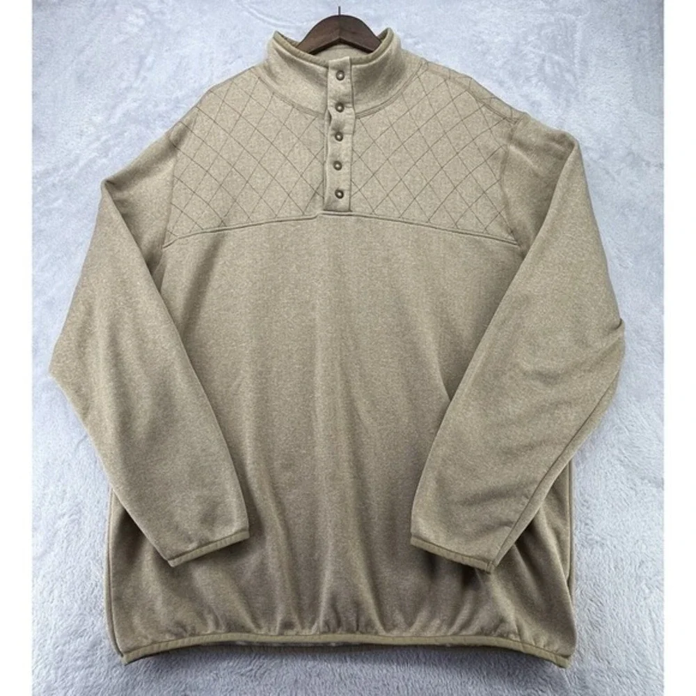 MAGELLAN Outdoors‎ Sweater Mens Size 2XL Beige Hunt Gear MagWarmth Loose Fit